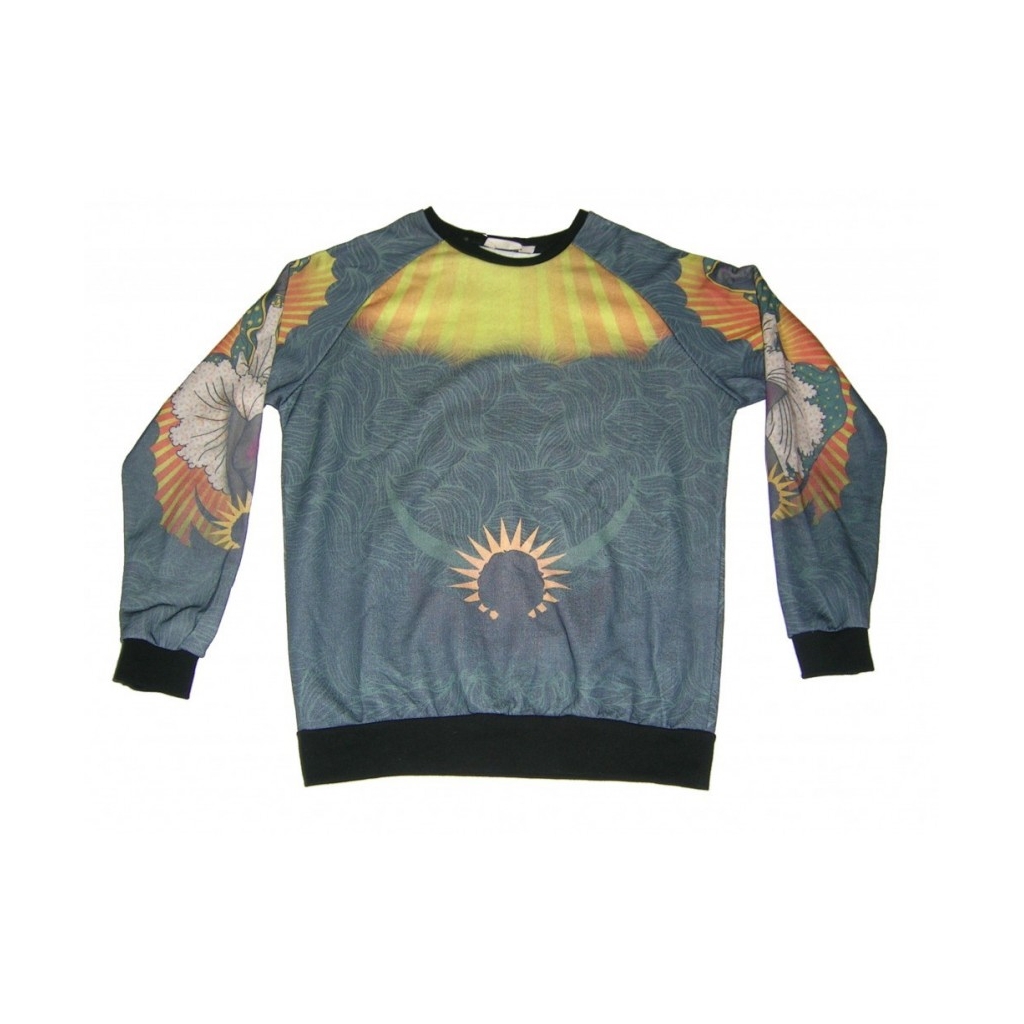 FELPA GIROCOLLO MINIMARKET SWEATSHIRT CREWNECK MADONNA GUADALUPE All Over unico