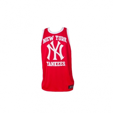 CANOTTA MAJESTIC TANK TOP MLB NEW YORK YANKEES FINCHE Red unico