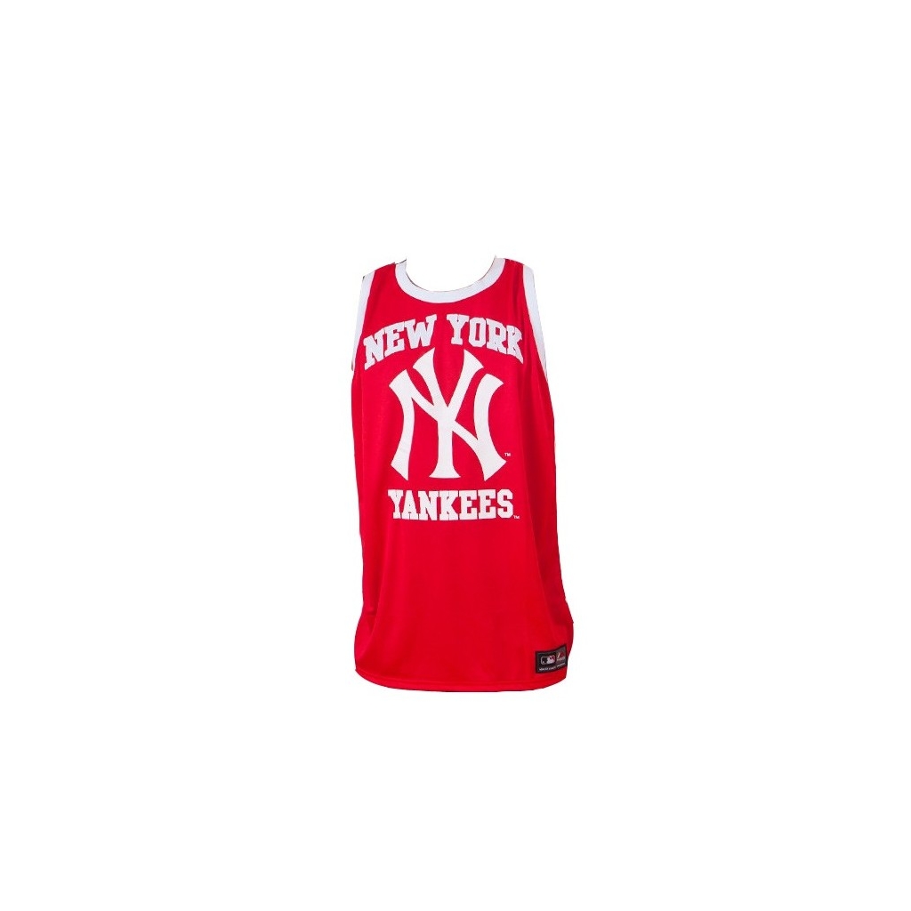 CANOTTA MAJESTIC TANK TOP MLB NEW YORK YANKEES FINCHE Red unico