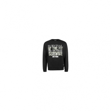 FELPA GIROCOLLO ZOO YORK SWEATSHIRT CREWNECK SURVIVE Black/Camo unico