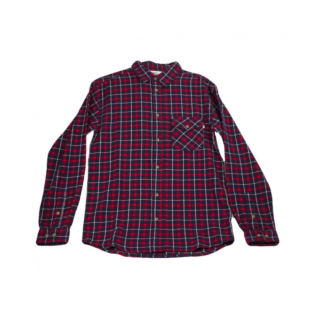 CAMICIA SHIRT EARL NAVY/ROSSO