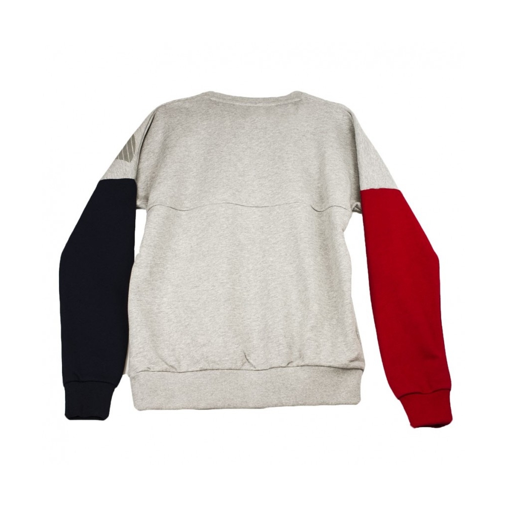 FELPA GIROCOLLO CROOKSTECH KNIT DOLMAN CREW SWEATSHIRT GRIGIO MELANGE/MULTI