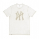 MAGLIETTA MLB SPLITTER METALLIC PACK TEE NEYYAN WHITE/GOLD