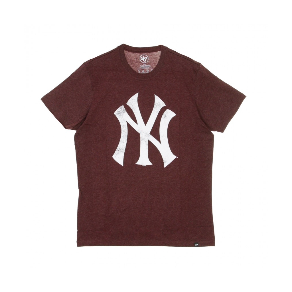 MAGLIETTA MLB CLUB TEE NEYYAN DARK MAROON/WHITE