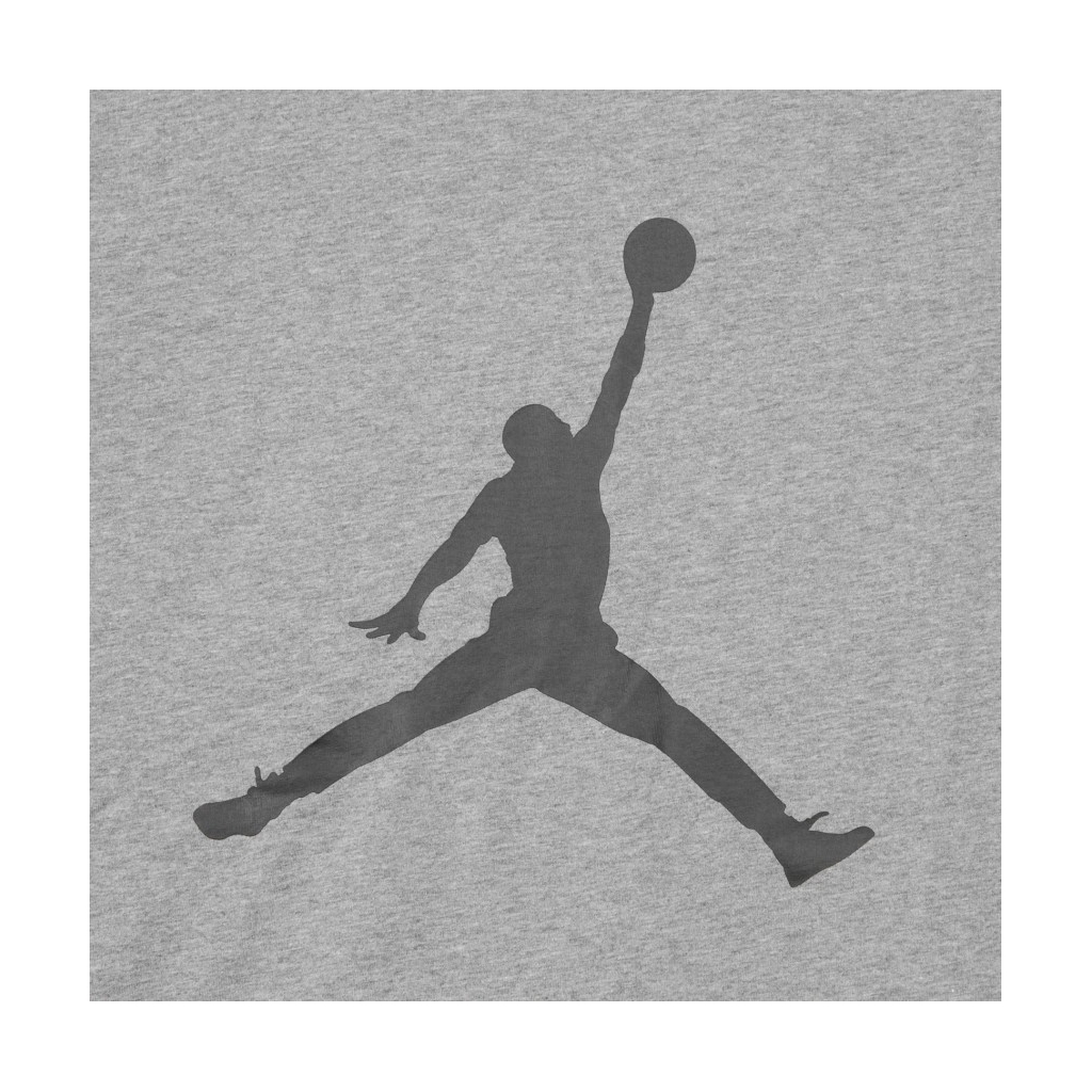 MAGLIETTA JUMPMAN CREW CARBON HEATHER/BLACK