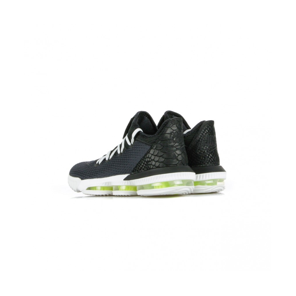 SCARPA BASSA LEBRON XVI LOW BLACK/BLACK/SUMMIT WHITE/VOLT