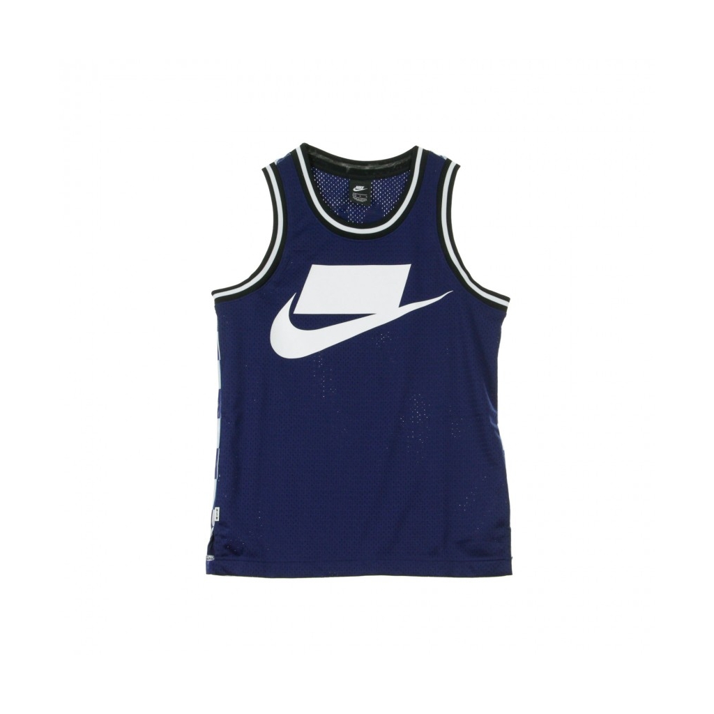 CANOTTA TIPO BASKET TANK AOP CHECK BLUE VOID/DEEP ROYAL BLUE/WHITE