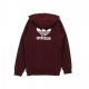 FELPA CAPPUCCIO TRF FLC HOODIE MAROON