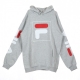 FELPA CAPPUCCIO TOTAL HOOD 20 LIGHT GREY MELANGE