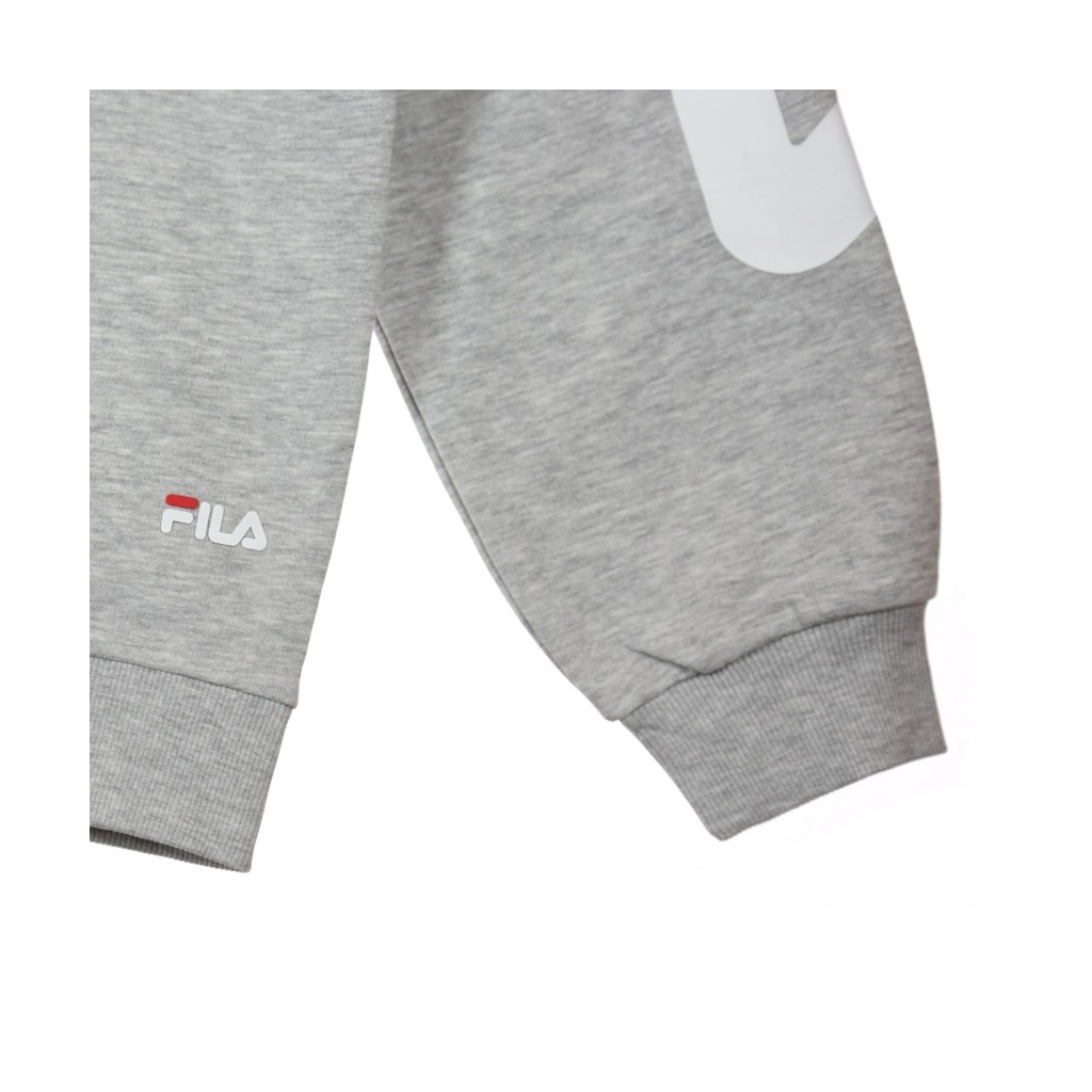 FELPA CAPPUCCIO TOTAL HOOD 20 LIGHT GREY MELANGE