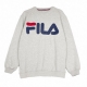 FELPA GIROCOLLO CLASSIC LOGO SWEAT LIGHT GREY MELANGE