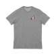 MAGLIETTA JUMPMAN GRAPHIC TEE CARBON HEATHER/WHITE