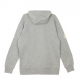 FELPA CAPPUCCIO FLEECE HOODIE PO DK GREY HEATHER