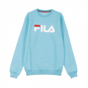 FELPA GIROCOLLO PURE CREW SWEAT BLUE CURACAO