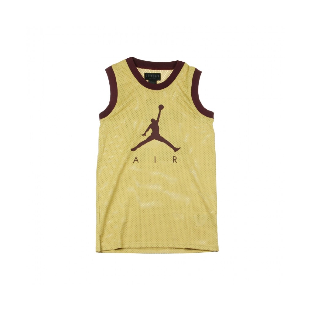 CANOTTA TIPO BASKET JUMPMAN AIR MESH JERSEY CLUB GOLD/NIGHT MAROON