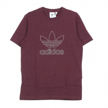 MAGLIETTA OUTLINE TEE MAROON