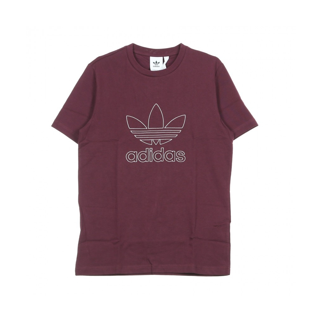 MAGLIETTA OUTLINE TEE MAROON