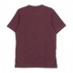 MAGLIETTA OUTLINE TEE MAROON