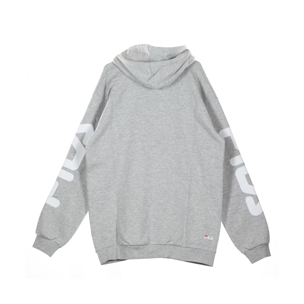 FELPA CAPPUCCIO TOTAL HOOD 20 LIGHT GREY MELANGE