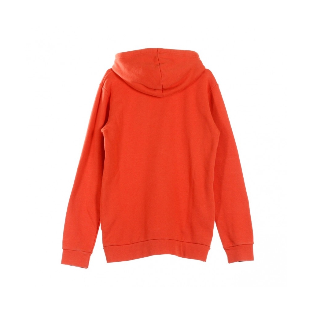 FELPA CAPPUCCIO TREFOIL HOODY TRACE SCARLET/WHITE