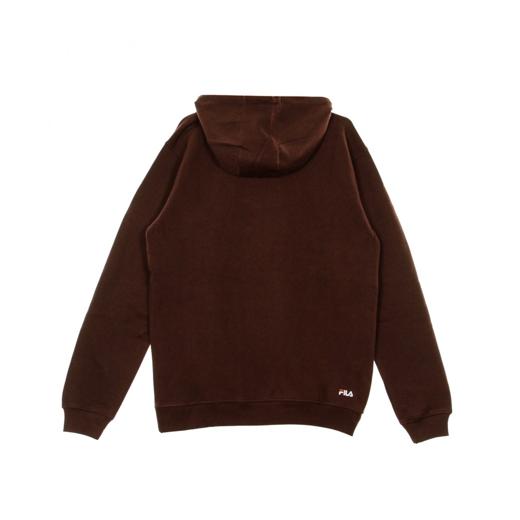 FELPA CAPPUCCIO CLASSIC PURE HOODY KANGAROO BITTER CHOCOLATE