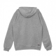 FELPA CAPPUCCIO CLASSIC PURE HOODY KANGAROO LIGHT GREY MELANGE BROS