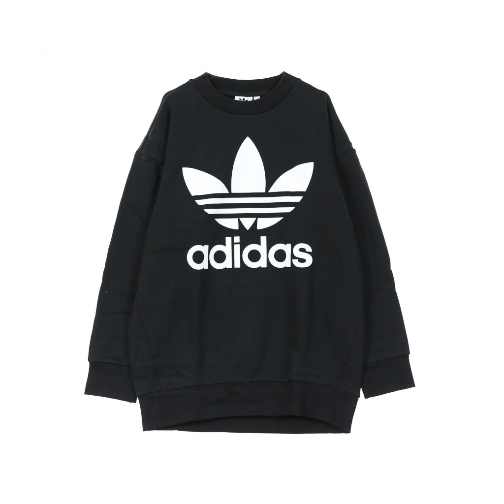 NECK SWEATSHIRT TREF OVER CREW BLACK / WHITE