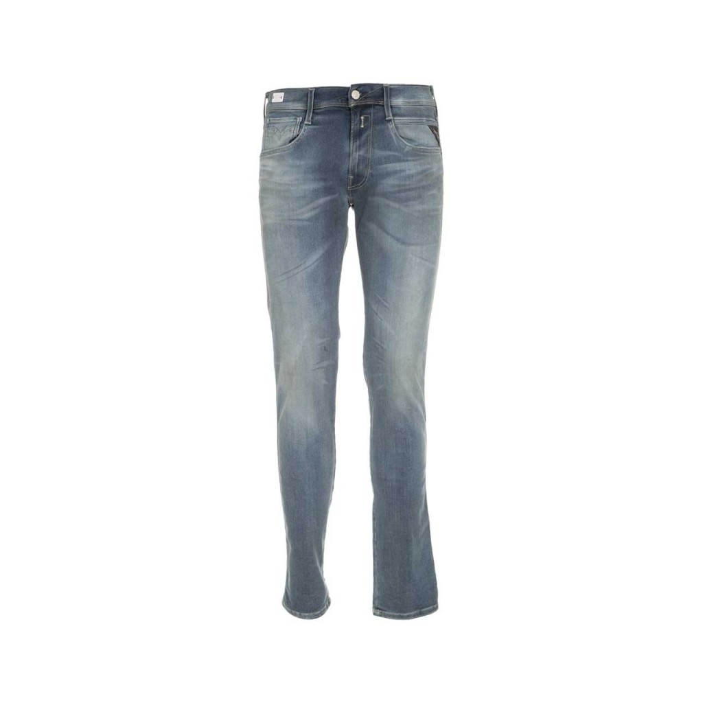 Jeans in denim Hyperflex chiaro 009