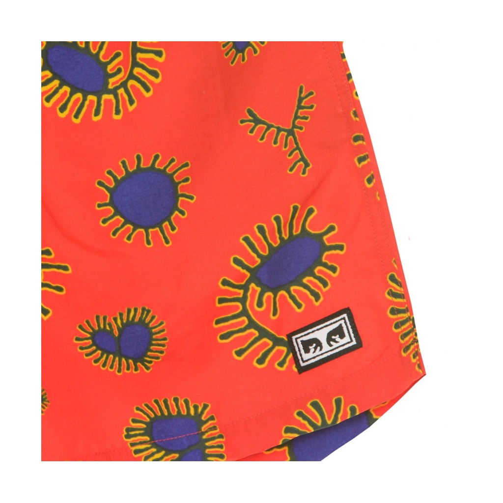 PANTALONCINO EASY RELAXED AMOEBA RED MULTI