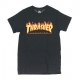 MAGLIETTA FLAME TEE BLACK/YELLOW