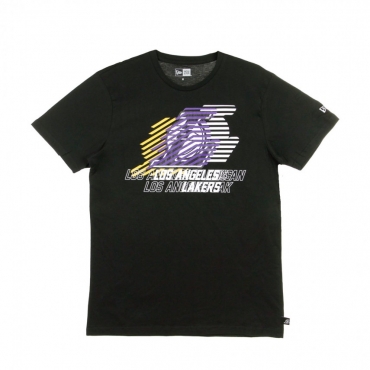 MAGLIETTA NBA LOGO REPEAT TEE LOSLAK BLACK/ORIGINAL TEAM COLORS