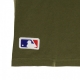 MAGLIETTA MLB SEASONAL TEAM LOGO TEE LOSDOD NEW OLIVE/WHITE