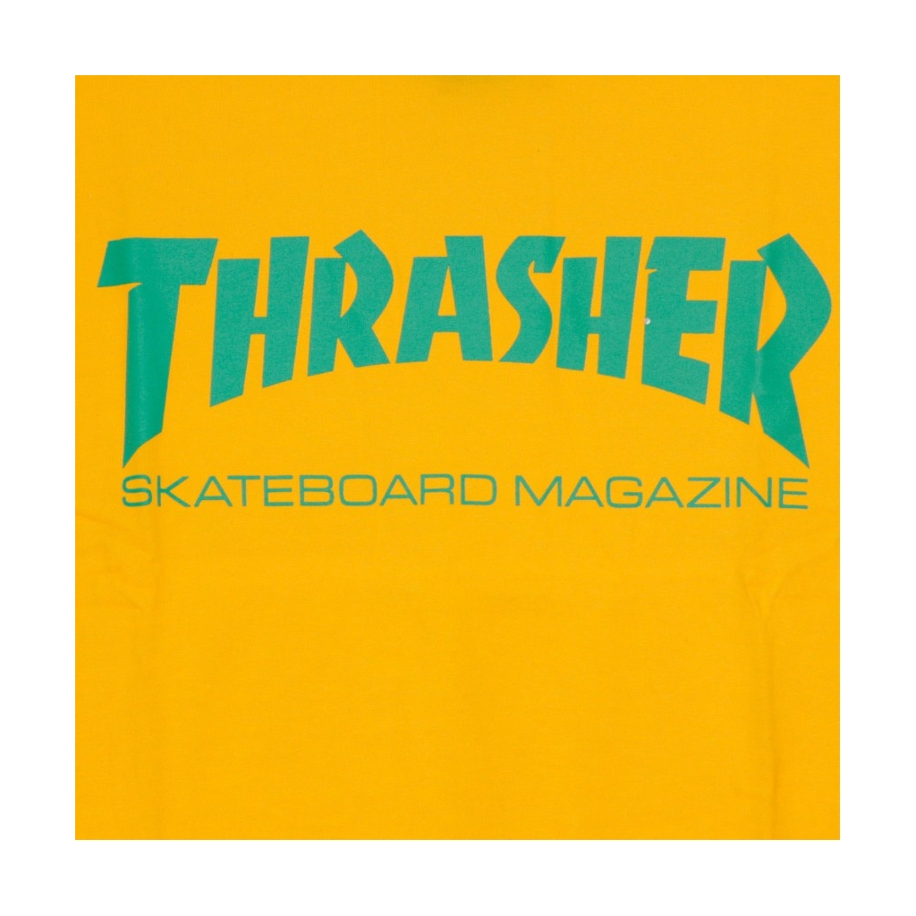 MAGLIETTA SKATEMAG TEE GOLD/GREEN