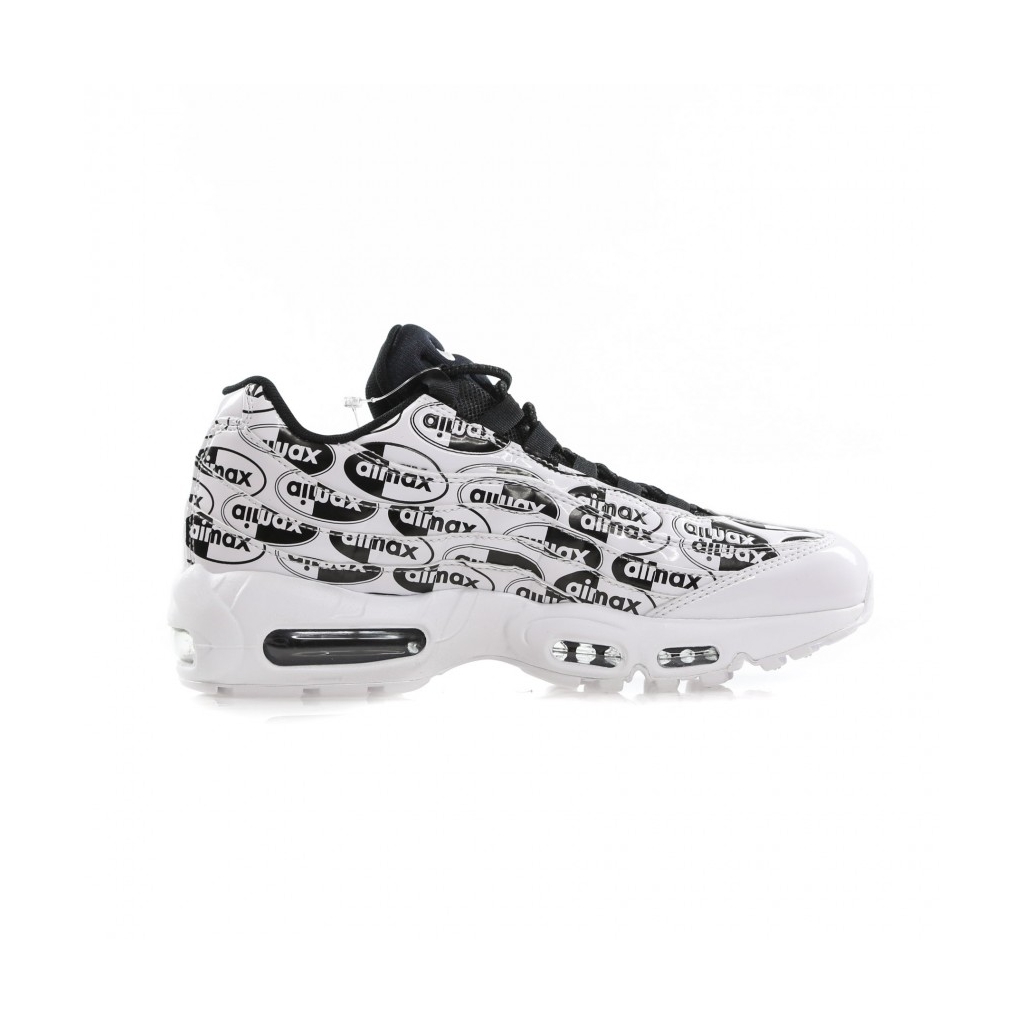 SCARPA BASSA AIR MAX 95 PRM WHITE/WHITE/BLACK