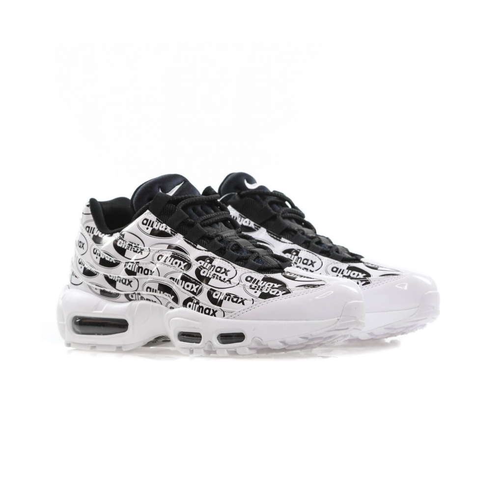 LOW SHOE AIR MAX 95 PRM WHITE / WHITE / BLACK