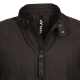 Giubbino Biker nero in cotone stretch 098