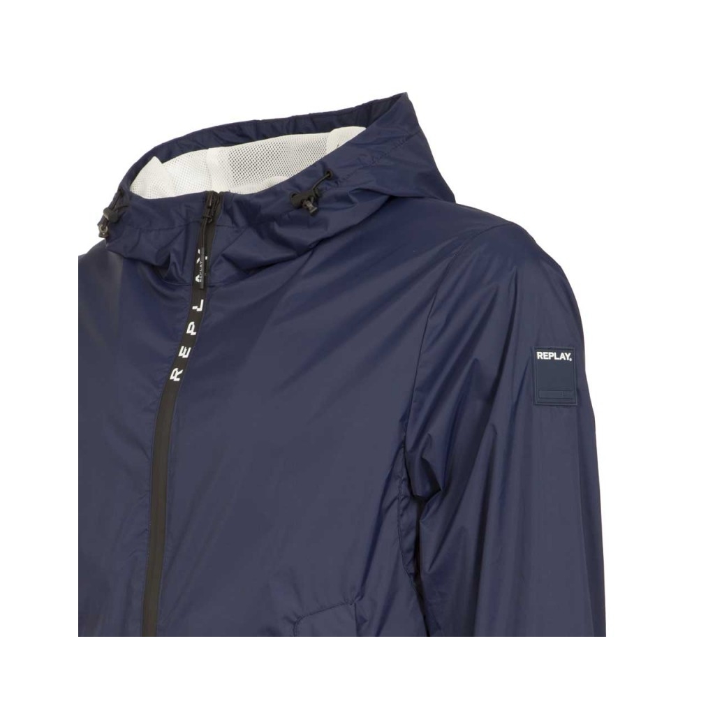 Giacca in nylon con logo 880