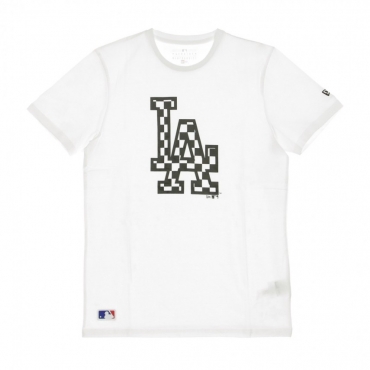 MAGLIETTA MLB INFILL LOGO TEE LOSDOD WHITE/BLACK