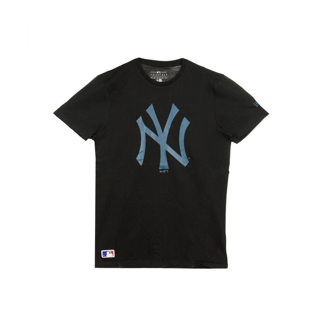 MAGLIETTA MLB SEASONAL TEAM LOGO TEE NEYYAN BLACK/DARK TURQUOISE