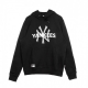 FELPA CAPPUCCIO MLB PULLOVER  HOODY NEYYAN BLACK/WHITE