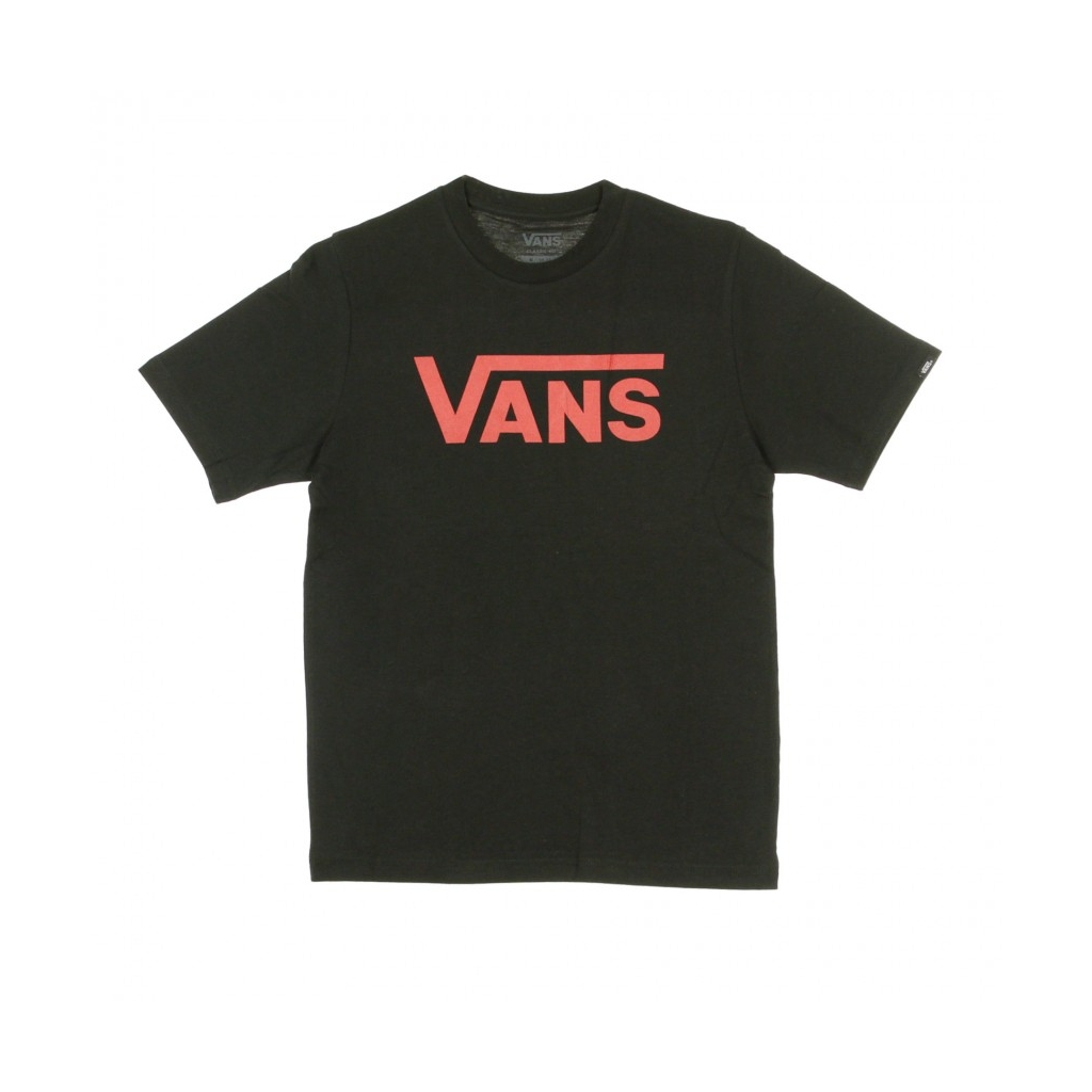 VANS - MAGLIETTA CLASSIC BOYS BLACK/CHILI T-shirt - PEPPER