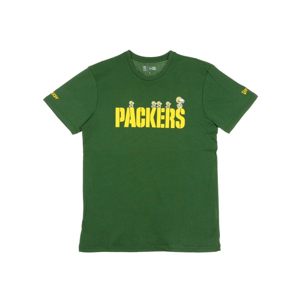MAGLIETTA NFL SNOOPY WOODSTOCK CHARLIE BROWN TEE 94 GREPAC DARK GREEN/ORIGINAL TEAM COLORS
