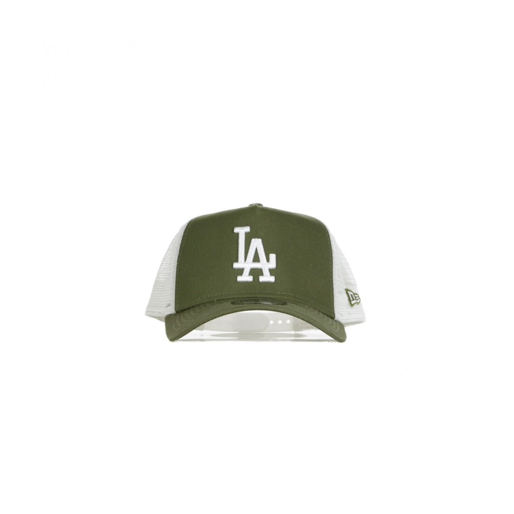 CAPPELLINO VISIERA CURVA MLB ESSENTIAL A-FRAME TRUCKER LOSDOD NEW OLIVE/WHITE