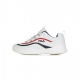 SCARPA BASSA RAY LOW WHITE/FILA NAVY/FILA RED