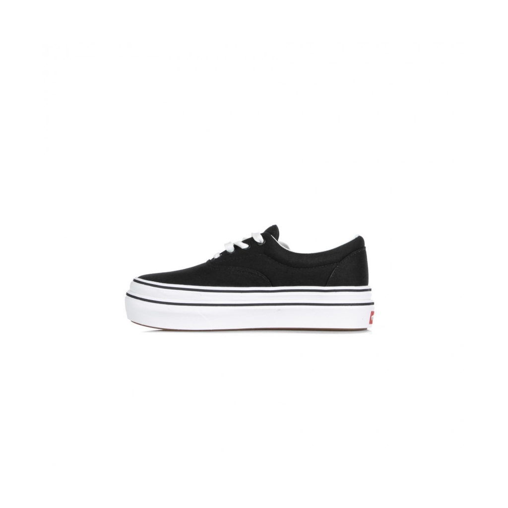 SCARPA BASSA SUPER COMFY CUSH ERA CANVAS BLACK/TRUE WHITE