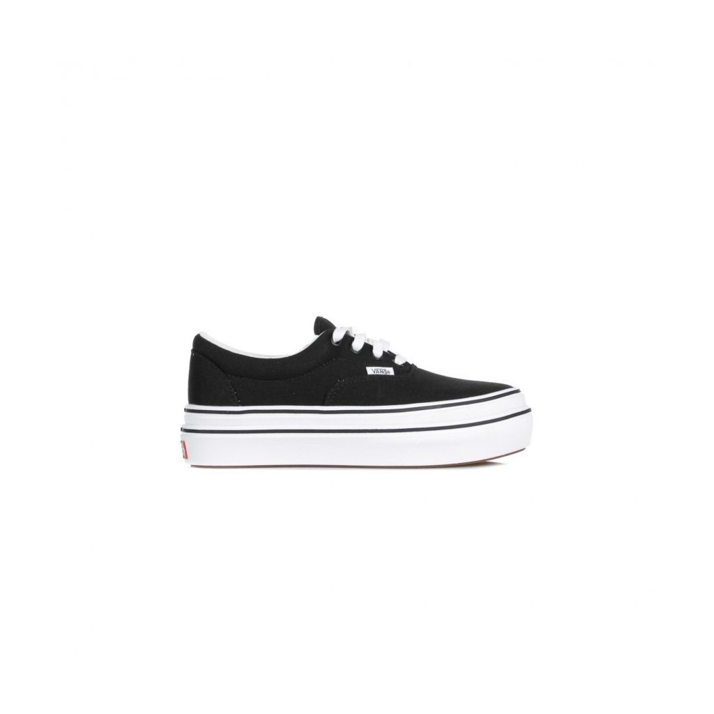 SCARPA BASSA SUPER COMFY CUSH ERA CANVAS BLACK/TRUE WHITE