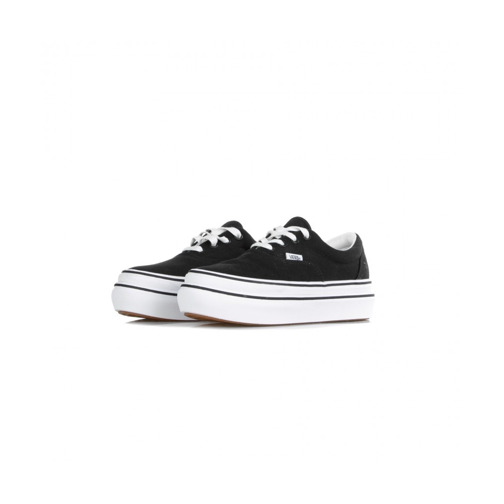 SCARPA BASSA SUPER COMFY CUSH ERA CANVAS BLACK/TRUE WHITE