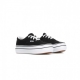 SCARPA BASSA SUPER COMFY CUSH ERA CANVAS BLACK/TRUE WHITE