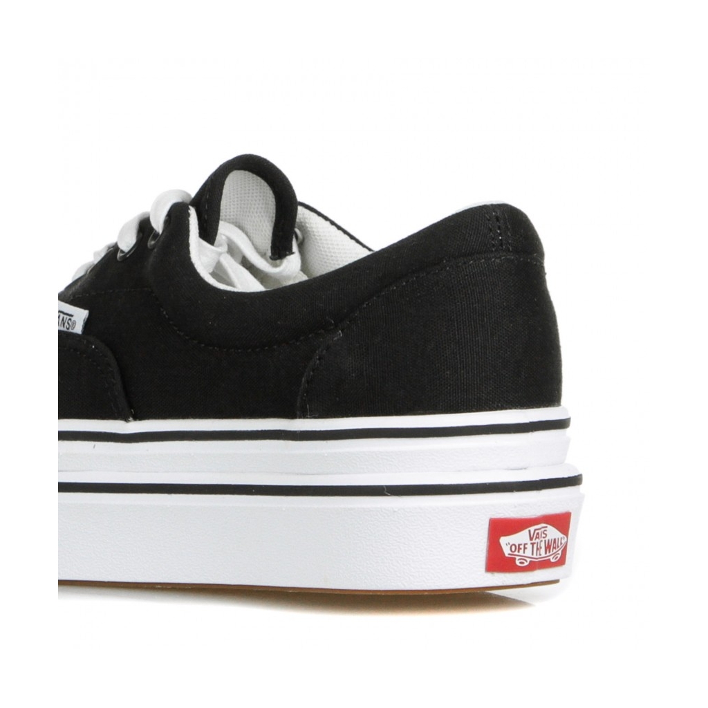 SCARPA BASSA SUPER COMFY CUSH ERA CANVAS BLACK/TRUE WHITE