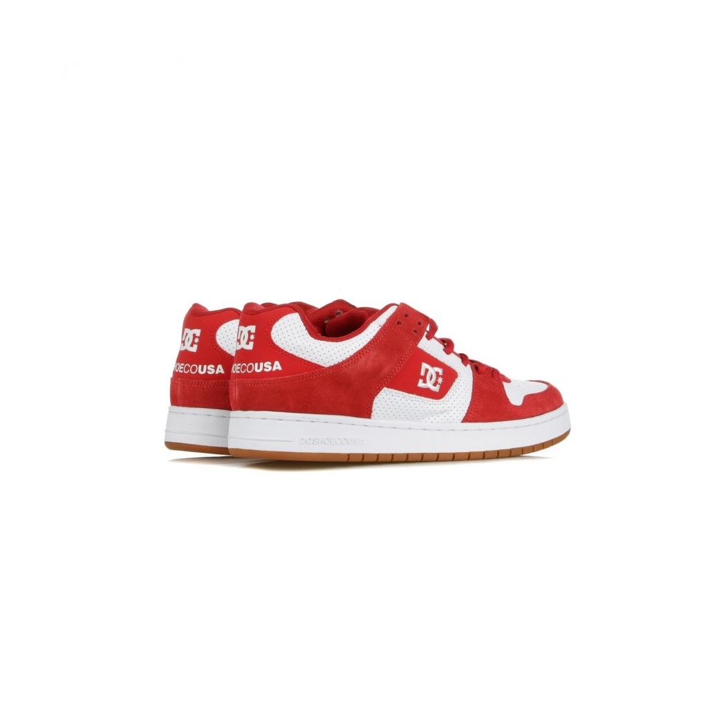 SCARPA BASSA MANTECA RED/WHITE/RED